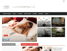 Tablet Screenshot of livingportal.cz